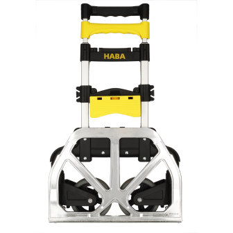 Alu-Carry 65 folding trolley with crate-fix