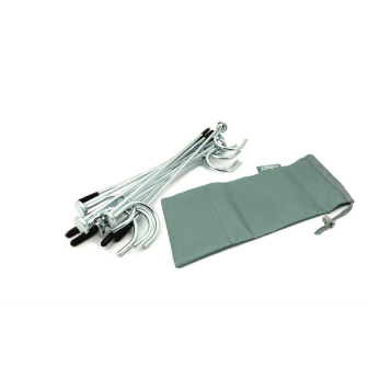 Waste pipe rock pegs