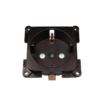 Socket 230V Brown C-line