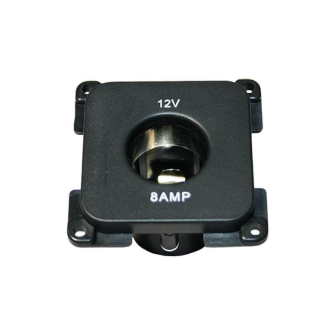 Socket 12V Black C-line