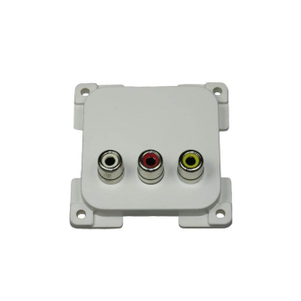 Wandkontaktdoos Audio-/Video WIT C-line verpakt