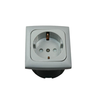 Wandk.ds + afdekraam + isods GRIJS Opal