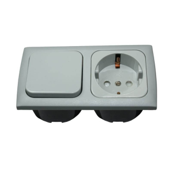 Sch. + kontaktds + 2-vd raam + isods GRIJS C-Line