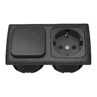 Sch. + kontaktds + 2-vd raam + isods ANTRACIET C-Line