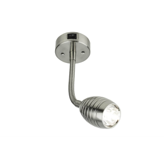 Neso Flex 10-15V DC LED spot Satin Nickel