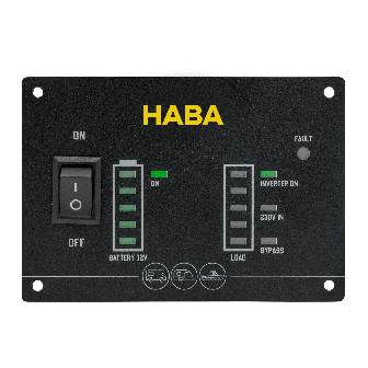 Remote control panel for pure sine wave inverter