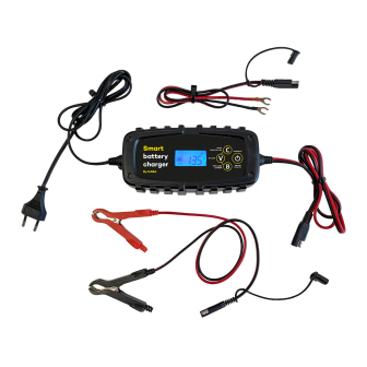 Battery charger 12V suitable for Lead and Lithium 4A with ma