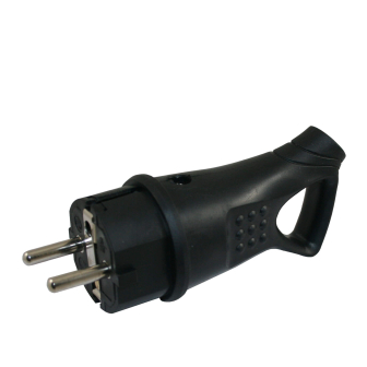 Rubber plug with handle