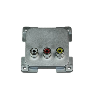 Wandkontaktdoos Audio-/Video ZILVER C-line verpakt