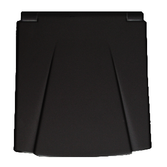 Klep ND Zwart CEE-wandinvoerdoos ND