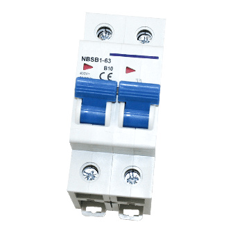 Automatische zekering dubbelpolig B10A verpakt