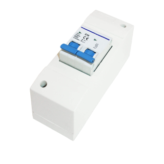 Installatiekast 2-module + zekering dbp B10A