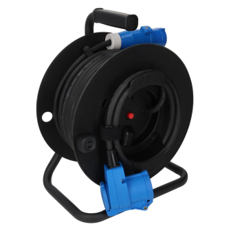 Haspel 25m 3x2.5 CEE stekker+winkelkoppeling