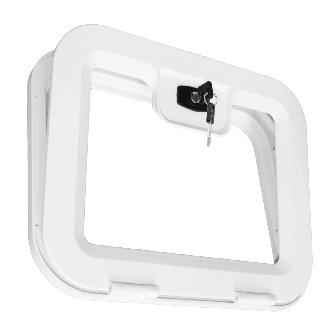 EDU deurframe 350 wit