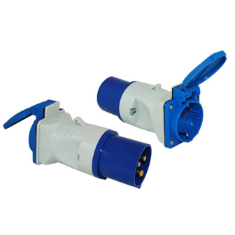 Adapter Schuko kontra - CEE stekker