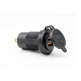 Power Line USB 2.4A + USB QC 3.0 charger