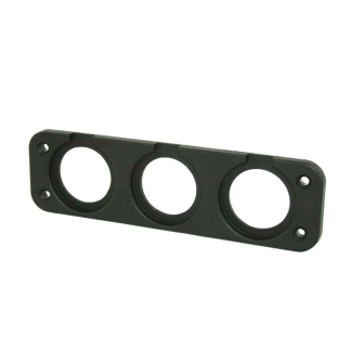 Power Line Frame recessed 3 holes