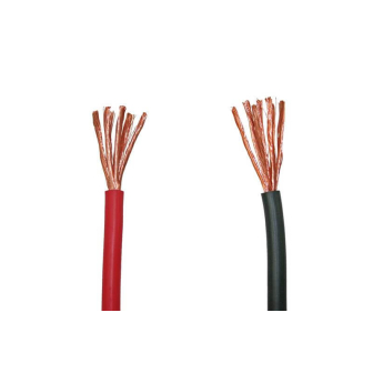 Electricity cable 6mm² 90°C Black/mtr