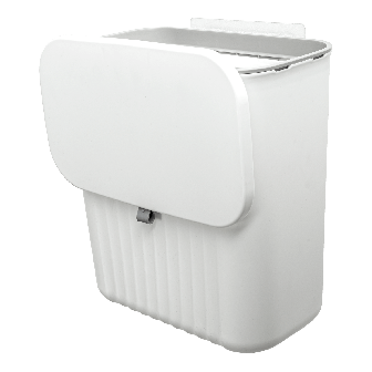 Brescia afvalbak met wegklap deksel