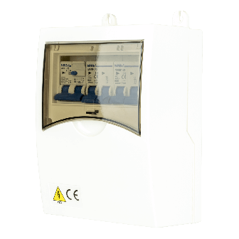 Installatiekast 6-module + aardlekschakelaar 10A + 16A