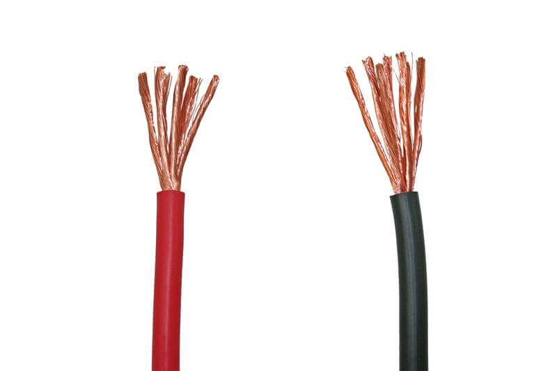 Battery cable 1 x 25mm² black 25mtr