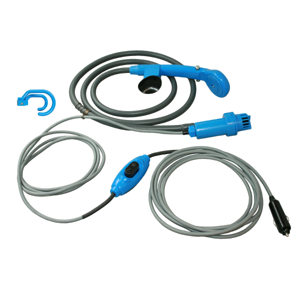 12V pump shower camping