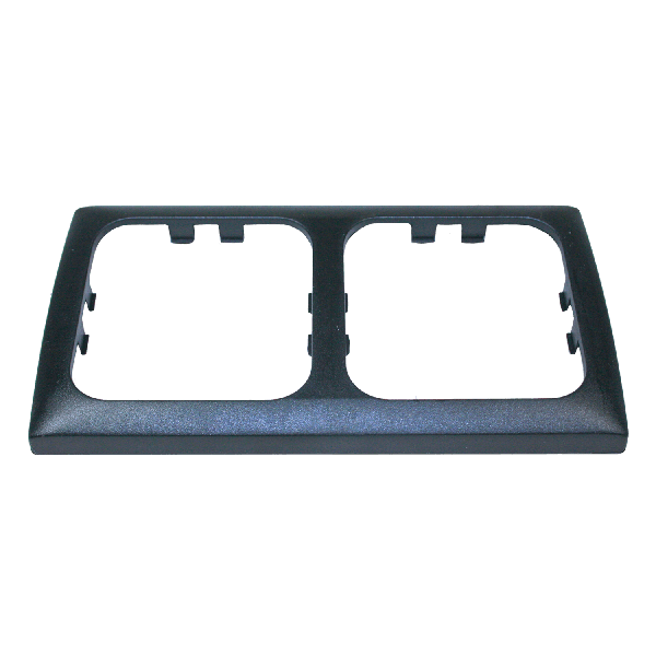 Opal faceplate 2 way anthracite - packed