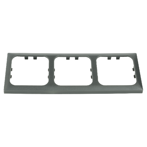 Opal faceplate 3 way anthracite - packed
