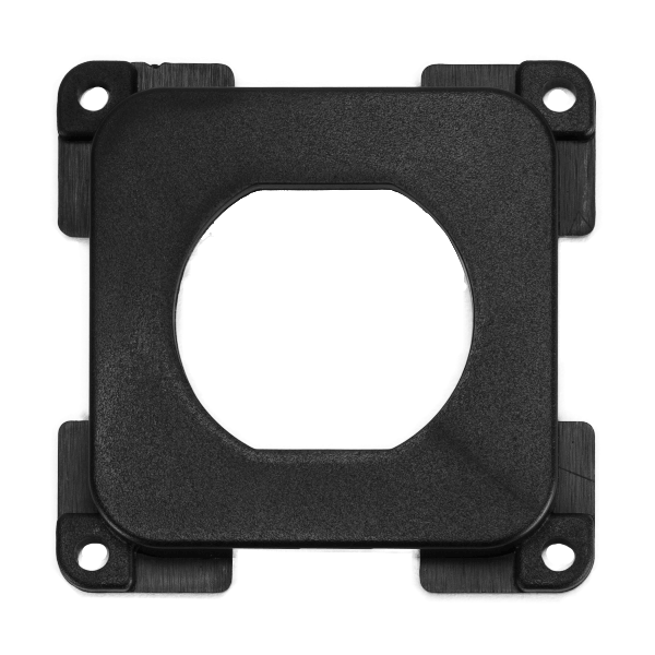 C-Line blind plate with hole black - without sales packaging