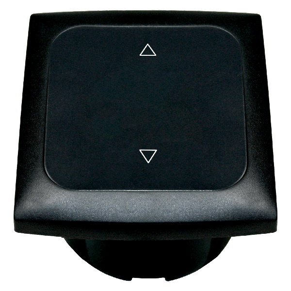 C-Line motorhome electric step switch with Opal faceplate black - without sales packaging
