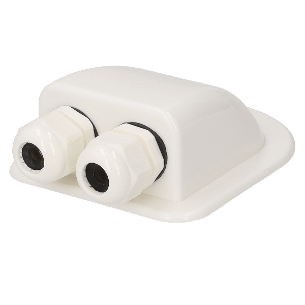 Roof cable entry white for cables solar panels 