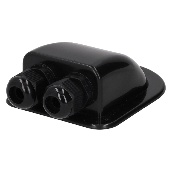 Roof cable entry black for cables solar panels