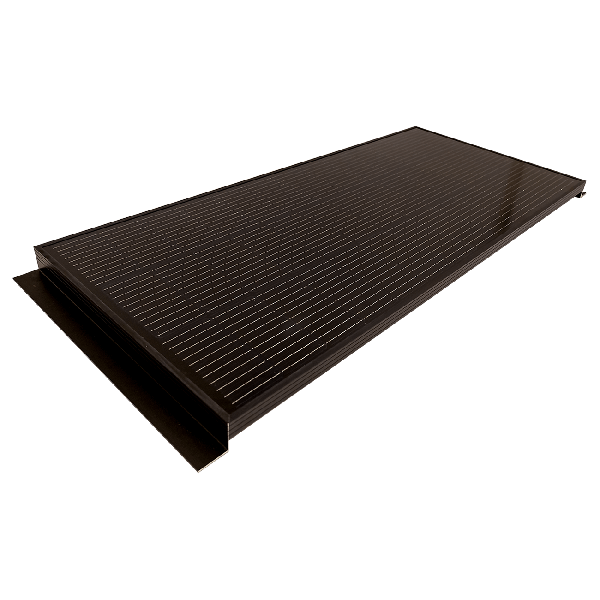 Solar Power 100 solar panel with integrated mounting bracket