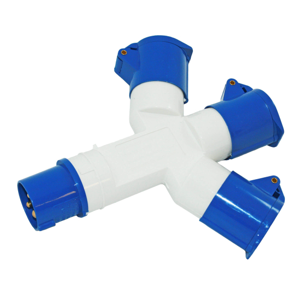 Camping splitter CEE 3 way