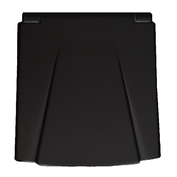 New Model Line cover flap for inlet box caravan and motorhome black