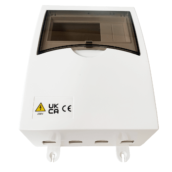 Consumer unit 6 way caravan and motorhome empty