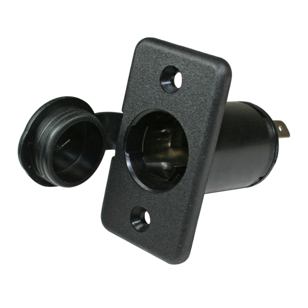 12V socket recessed mount