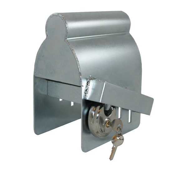 Simsafe heavy duty caravan trailer full cover hitch lock