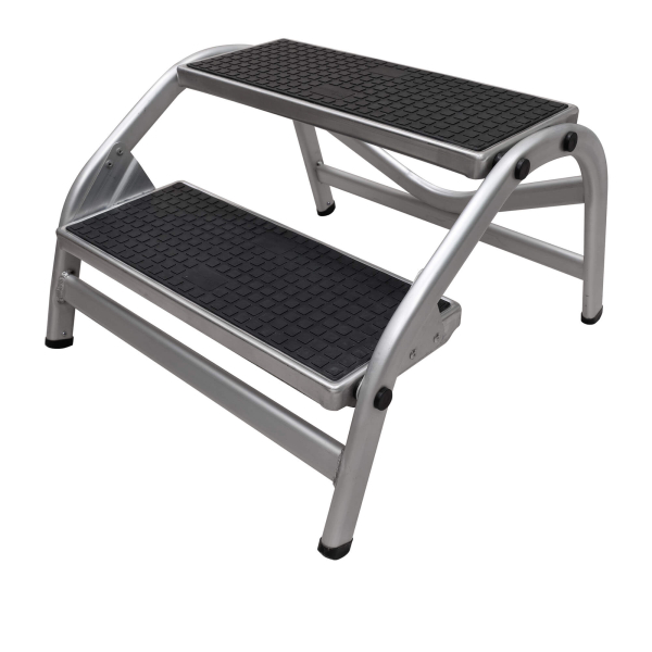 Darwin XL caravan double step aluminium with extra-wide rubber top