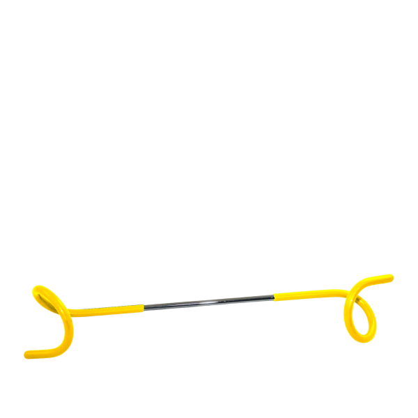 Twist tent pole hanger