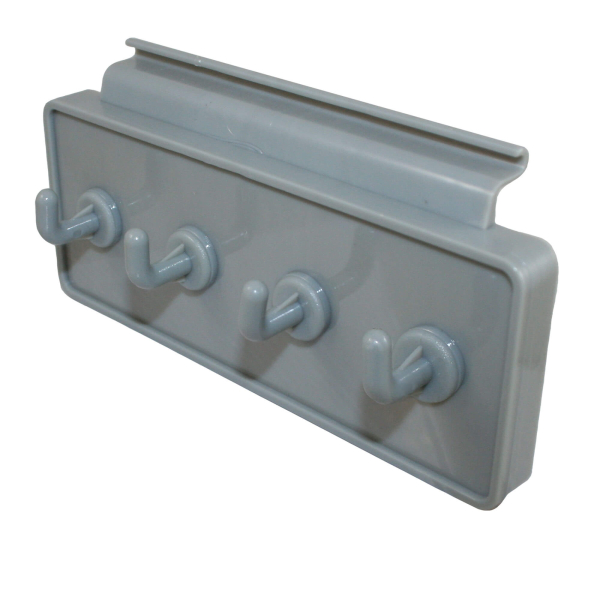 Coat rack for rail system caravan