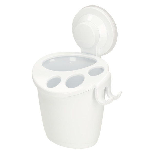 Odonto toothbrush holder rack with suction cup – installation without drilling