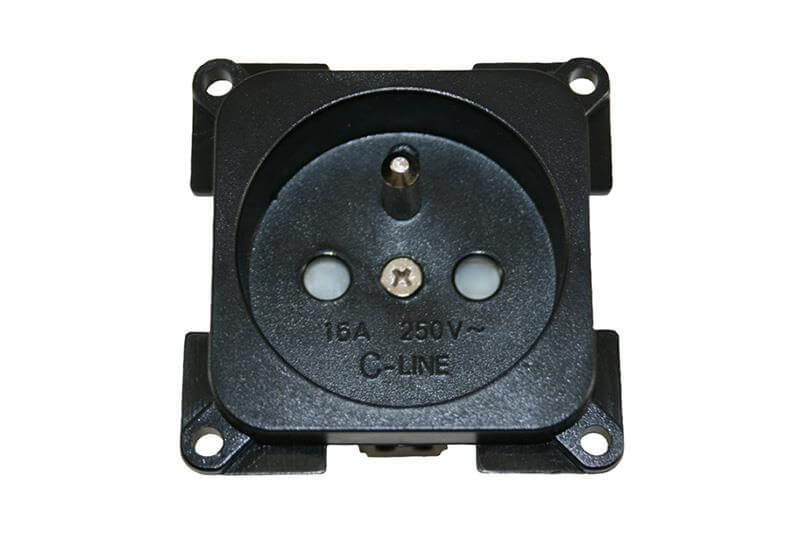 C-Line French wall socket - without sales packaging