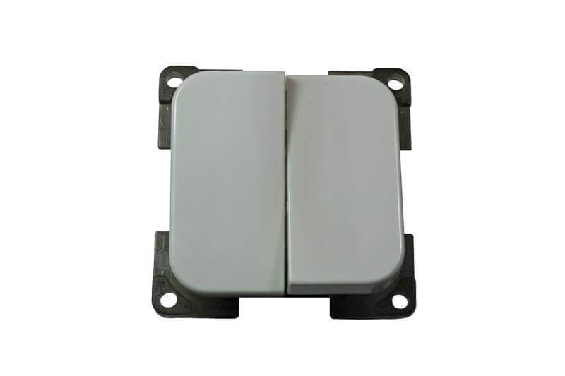 C-Line 2 way light switch grey - packed