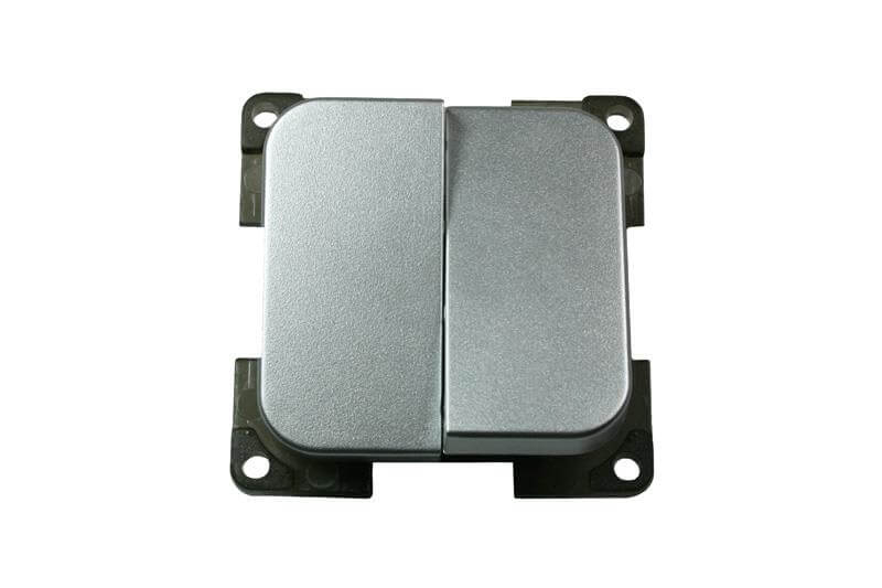 C-Line 2 way light switch silver - packed
