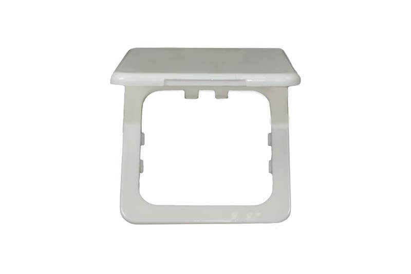 Opal frame with hinged lid white - packed