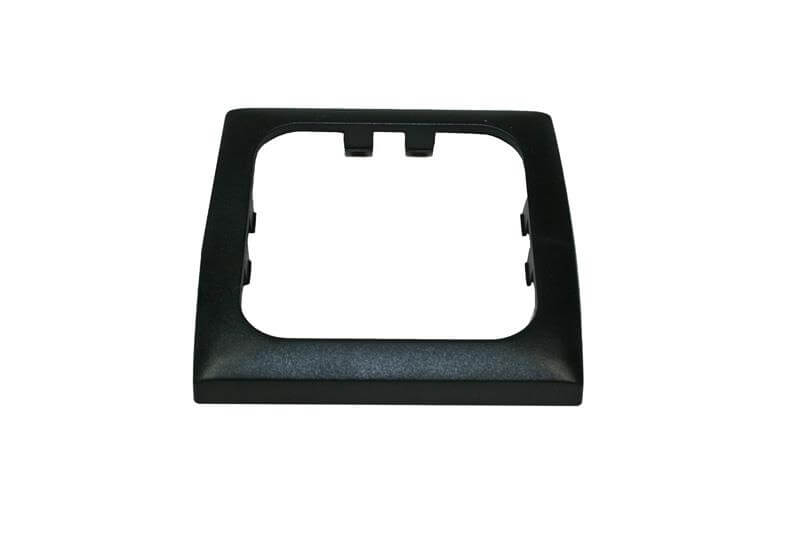 Opal faceplate 1 way black