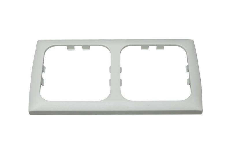 Opal faceplate 2 way white