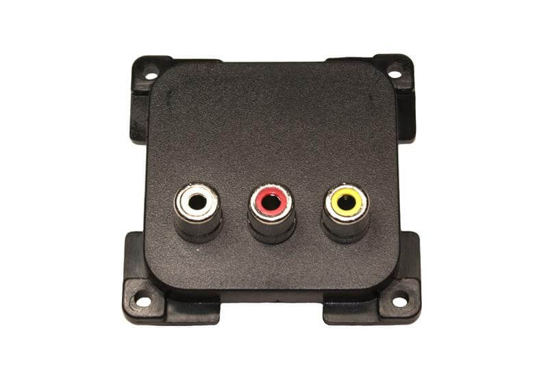 C-Line audio and video build in socket brown