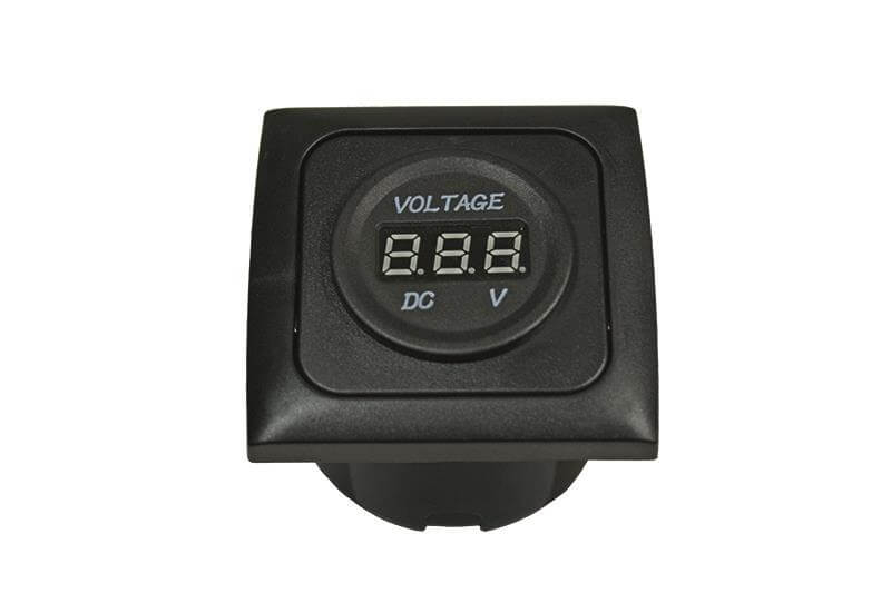C-Line digital Voltage meter with Opal faceplate black